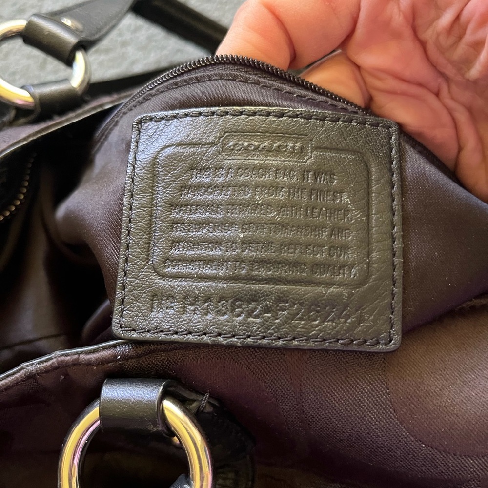 Coach Campbell Signature Canvas Shoulder Bag Brown - Picture 10 of 12